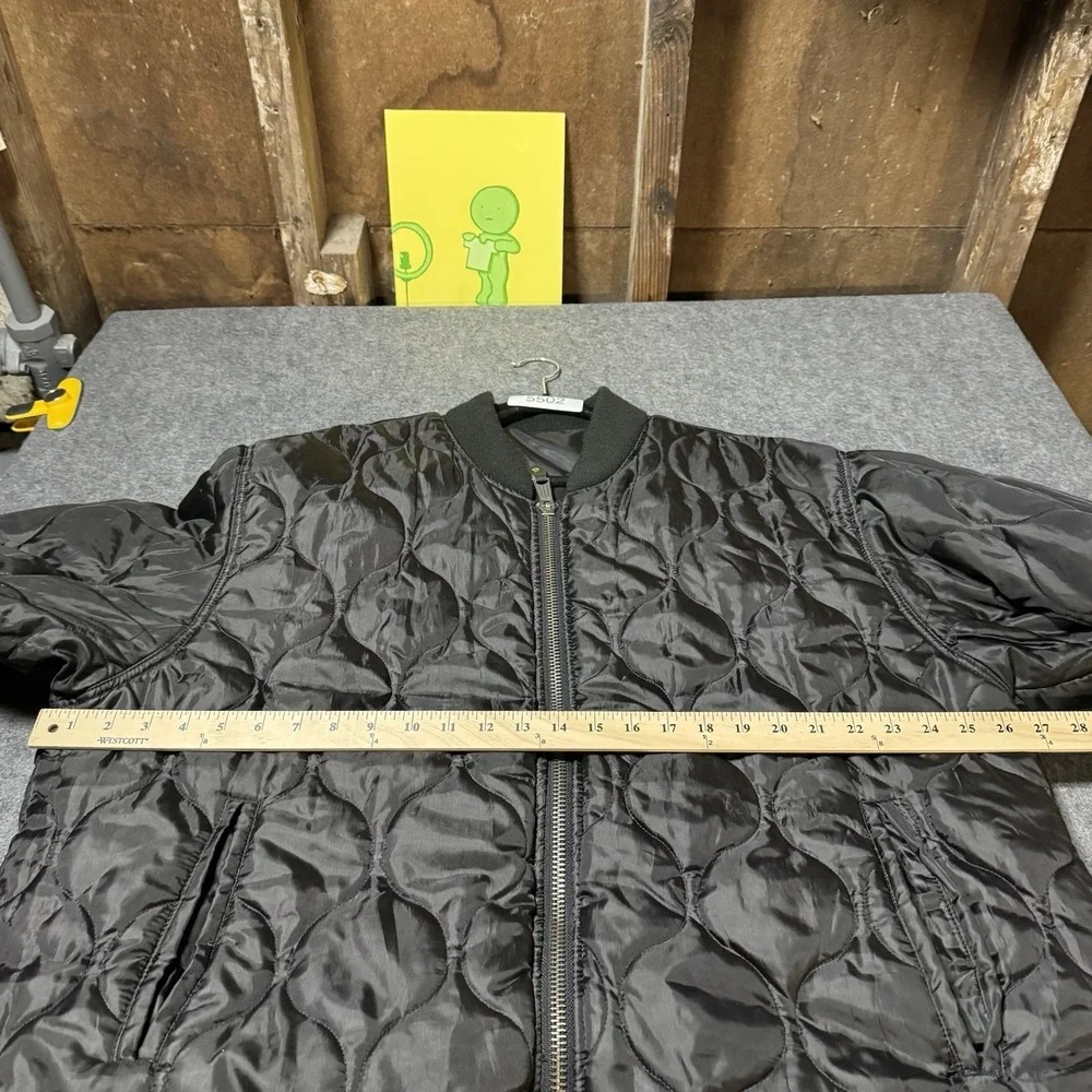 Southpole‎ Bomber Jacket XL Mens Black Reversible Quilted Streetwear Y2K Hip Hop